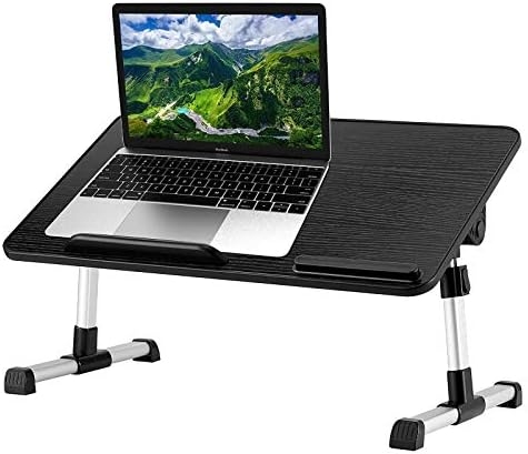 Standwave Stand and Make תואם ל- Fujitsu Lifebook U7510 - עמדת מגש מיטת מחשב נייד מעץ, שולחן עבודה לעבודה