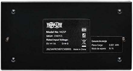 Tripp Lite 5-Port Gigabit Ethernet מתג, Desktop, RJ45 מתג רשת לא מנוהל 10/100/1000 MBPS RJ45