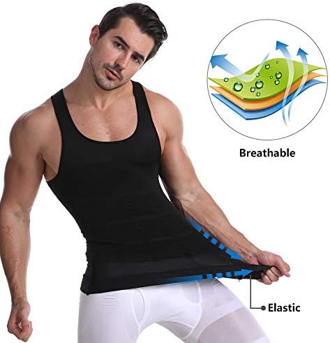 קקוסה גברים של גוף מעצב הרזיה חולצה בטן אפוד תרמית דחיסת שרירים גופייה בסיס שכבה רזה