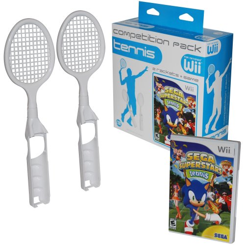 טניס Sega Super Star ו- 2 מחבטי Wii