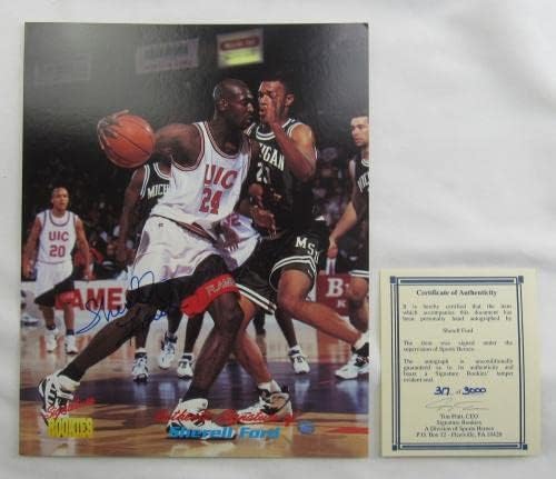 שרל פורד חתמה על חתימה אוטומטית 1995 טירונים חתימה 8x10 כרטיס כדורסל W - תמונות NBA עם חתימה