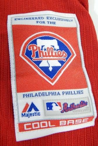 2014-15 פילדלפיה פיליז ד. גונזלס 17 משחק נעשה שימוש באדום ג'רזי סנט BP 44 71 - משחק משומש גופיות MLB