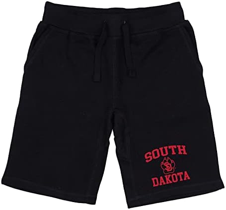 אוניברסיטת דרום דקוטה חותם מכללת המכללות בגיזת מכנסיים קצרים