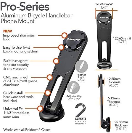 ROKFORM - iPhone 13 Pro מחוספס Case + Pro Series Mount Mount Mount