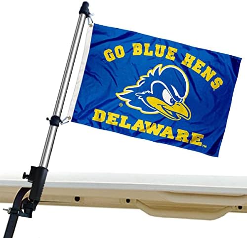 סירת דלאוור כחול סירות ומיני דגל ומחזיק מוט דגל סט סט סט