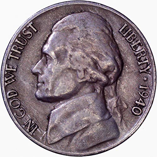 1940 S Jefferson Nickel 5C על לא מחולק