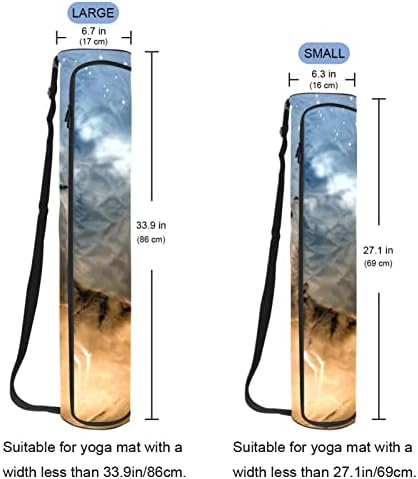 תיק מזרן יוגה ראטגדן, זאבים דאיה תרגיל יוגה מחצלת מנשא מלא רוכסן יוגה מחצלת לשאת תיק עם רצועה מתכווננת