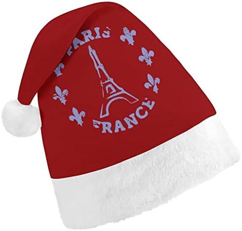 פריז אייפל מגדל חג המולד כובע אישית סנטה כובע מצחיק חג המולד קישוטים