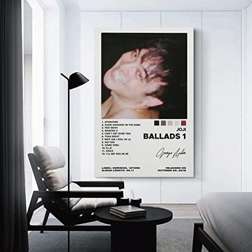 Ballads Xiaoma Joji Ballads 1 אלבום כיסוי פוסטר בד ציור אמנות תפאורה קיר כרזות קיר חדר כושר חדר כושר