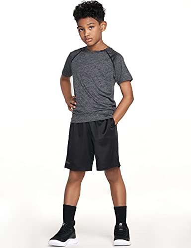 TSLA 1 או 2 חבילה לילדים חולצות נוער, חולצות אימון ספורט כושר יבש, מגניב, חולצות טריקו של שרוול קצר