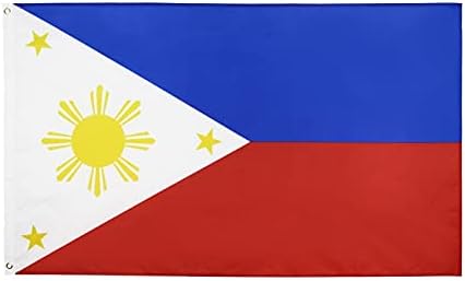 דגל פיליפיני פיליפינים דגל פיליפינים דגל בצבע עז וכותרת בד הוכחה דהייה ופוליאסטר תפרים כפול עם לומני