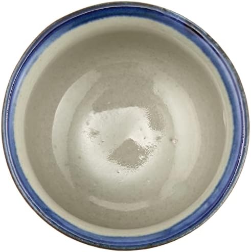 光陽 陶器 תמנון צ'ילר זכוכית ערבסקית, 約 5 × 4 סמ, כחול