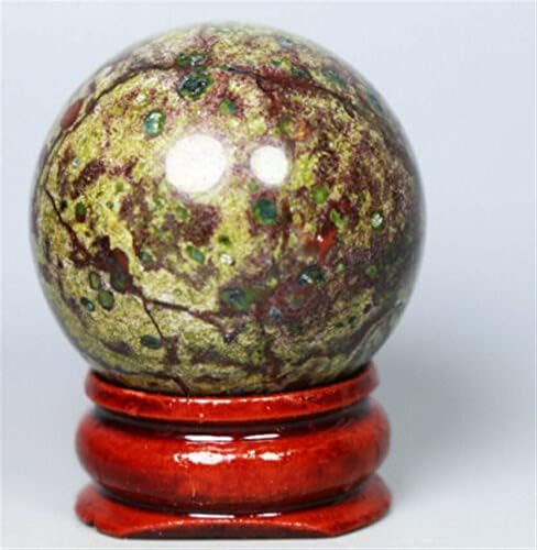 דגימה נרפאה דרקון טבעי אבן דם קוורץ כדורי כדורי קריסטל בכדור במתנה