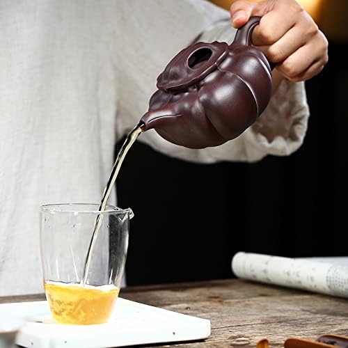 Wionc חרס סגול ישן בוץ niu li heling קומקום Zisha Teapot סיר בעבודת יד Kung-Fu תוכנת תה סגול כלי שתייה