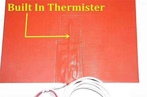15 x 15 380 x 380 ממ 120V 800W W/ 3M W/ Thermister MINTER 3D מדפסת מיטה מחוממת JSR2 CE סיליקון כרית