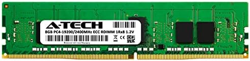 החלפת A -Tech 8GB ל- Dell 888JG - DDR4 2400MHz PC4-19200 ECC רשומה RDIMM 1RX8 1.2V - מקל זיכרון שרת