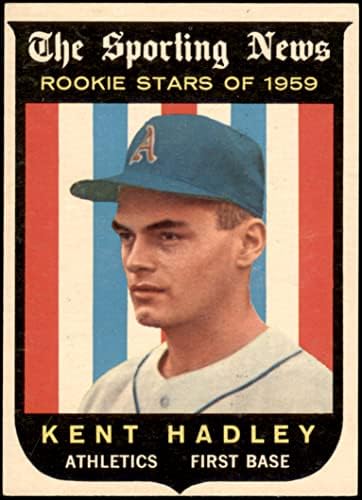 1959 Topps 127 Kent Hadley Kansas City Athletics Ex/MT Athletics