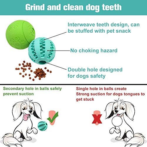 היפי כלב פאזל צעצוע 2 חבילה, אינטראקטיבי כלב צעצועי לטיפול מחלק, עמיד גור צעצועי בקיעת שיניים כלבים