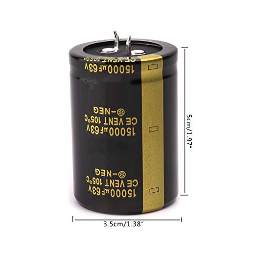 Keaiduoa 63v 15000UF Aluminum Amplifier Filter קבלים אלקטרוליטיים