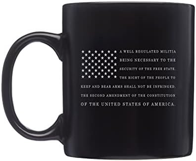 שחור פטריוטי 2 תיקון קפה ספל חידוש כוס רעיון מתנה גדול עבור כל רפובליקני או שמרני