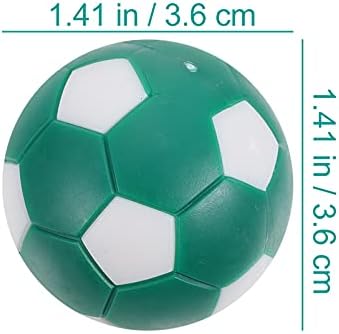 כדורי שולחן עמידים של Nuobesty כדורגל כדורי כדורי פלסטיק החלפת שולחנות כדורגל 10 יחידות