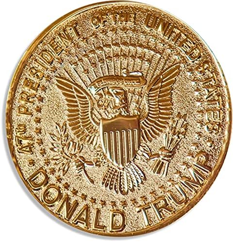 דונלד טראמפ מטבע זהב זהב מצופה מטבעות אספנות אספנות טראמפ 2024 47 מטבעות נדירים מגה שמור על אמריקה נהדר