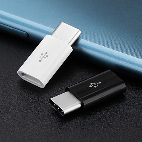 Yawall USB C ל- Micro USB מתאם, USB מסוג C ל- Micro USB, Micro USB להעברת נתונים USB-C, תואם ל- Galaxy