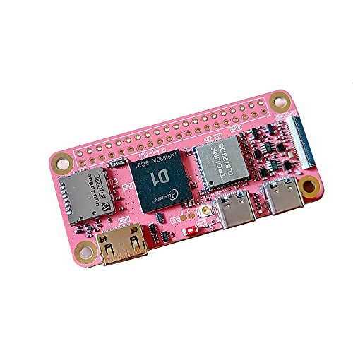Mangopi MQ-Pro D1 לוח RISC-V SBC 512MB/1GB זיכרון RAM עם WiFi/Bt Sakura Pink v1.4