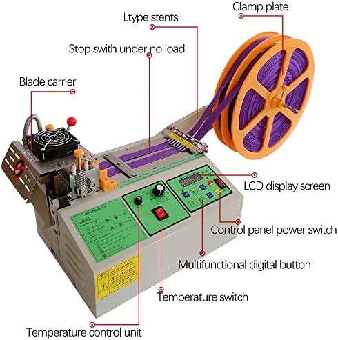 מכונת חיתוך סכסוך אוטומטית חותך קלטת חמה וקרה רוכסן רוכסן קלטת סרט קוצץ מתכת רצועת מתכת מדויקת חותך