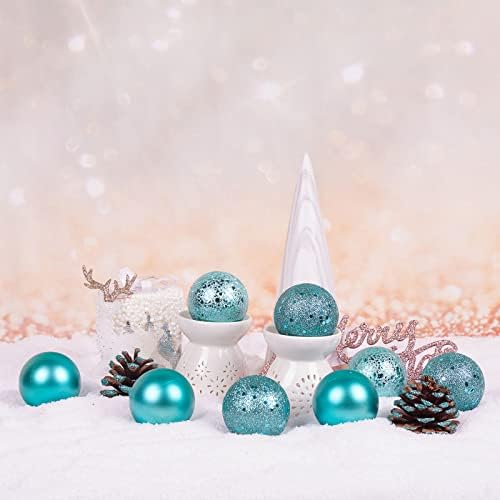 באביגו 20 חבילה חג המולד עץ קישוטי סט מחוסמת חג המולד כדורי תכשיטים זולים סט עם אצטרובלים חג קישוטי