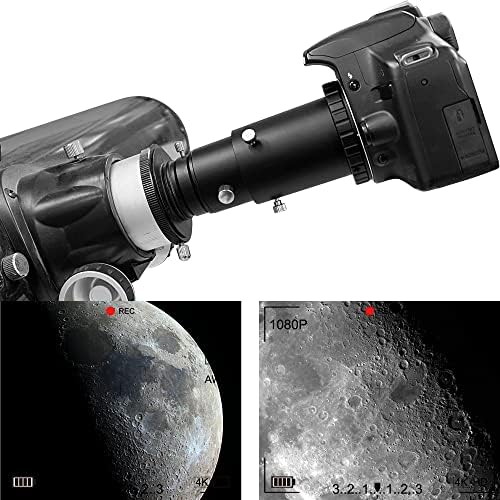 Tydeux 1.25 מתאם מצלמה הניתן להרחבה-עבור אסטרופוטוגרפיה של פוקוס-פוקוס או זרימת עיניים עם רפרקטורים