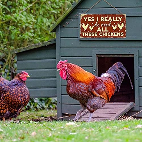 קישוט כן אני מעניין מעניין צורך קיר חווה תרנגולות תלויות שלט הכפרי באמת כל הקישוטים עושים עיצוב הבית
