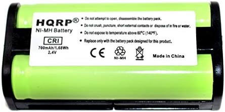 סוללת HQRP 2 חבילות תואמת ל- Sony BP-HP550-11 MDR-RF925 MDR-RF925R MDR-RF925RK MDR-RF970 MDR-RF970RK