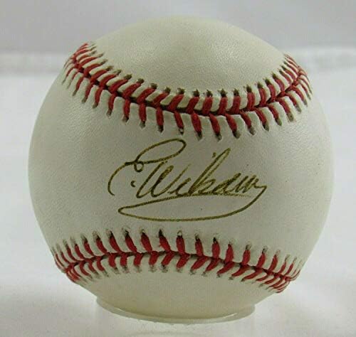 אנריקה ווילסון חתמה על חתימה אוטומטית רולינגס בייסבול B90 - כדורי חתימה