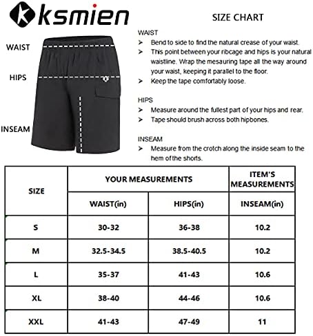 מכנסי אופני הרים של Ksmien Men Mense מכנסיים קצרים 3D מרופדים MTB אופניים אופניים מכנסיים קצרים קלים