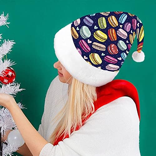 צבעוני מקרונים חג המולד כובע לשנה חדשה חג מסיבת קוספליי