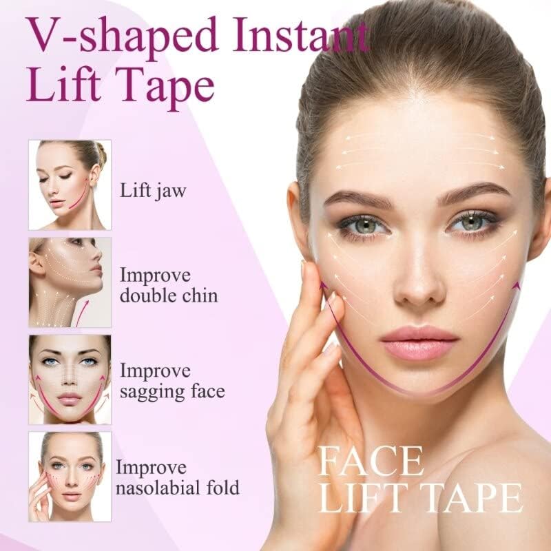 120 יחידות מיידי איפור מתיחת הפנים כלים עבור להסתיר פנים קמטים סנטר כפול הרמת רפוי עור מתנה עבור נשים