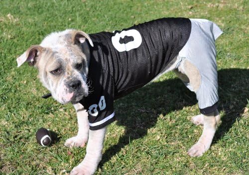 כלב נעלם חמוד על ידי בוטיק הכלבים של לו 4 חלקים תלבושות כדורגל -S