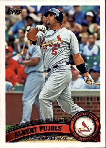 2011 Topps 547 Albert Pujols St. Louis Cardinals MLB כרטיס בייסבול NM-MT