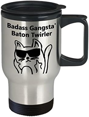 Badass Gangsta 'Baton Twirler Coffice Sup
