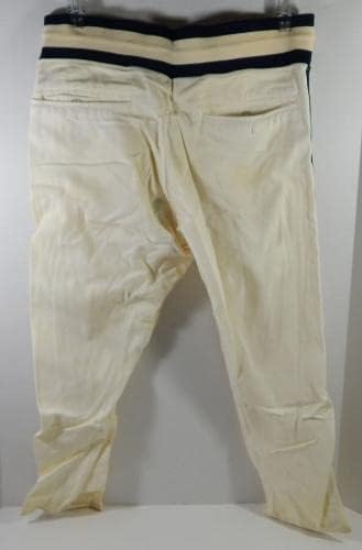 1987 יוסטון אסטרוס טיי גייני 24 משחק משמש מכנסיים לבנים 34-25 DP25292 - משחק מכנסי MLB משומשים