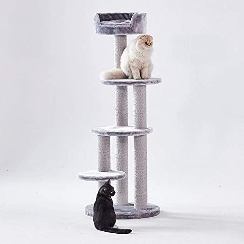 מסגרת טיפוס חתולים טונפופ, מגרד עץ צעצוע של עץ צעצוע למסגרות טיפוס על חיות מחמד