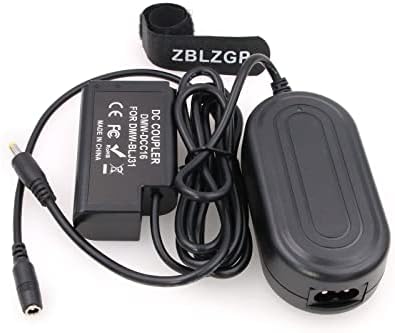 ZBLZGP DMW-AC8 AC מתאם פלוס DCC16 סוללת דמה עבור PANASONIN LUMIX S1 S1M S1R S1RM S1H LUMIX S1 מצלמות