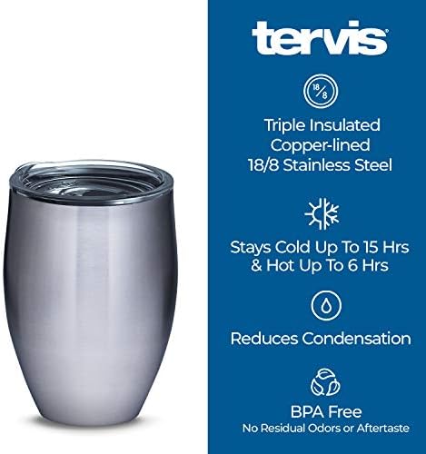 Tervis משולש חומה באוניברסיטת קנטאקי בריטניה בריטניה כוס כוס מבודד שומר על שתייה קרה וחמה, 20oz - נירוסטה,