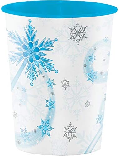 כוס פלסטיק נסיכת שלג, 1 CT, רב צבעוני
