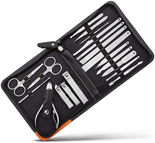 RBHGG 19IN1 SET MANICURE SET PDICURE PLIERSER קובע מספריים של Glipper Polyper Mailt