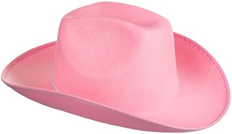 טרקטורונים ורוד קאובוי בוקרת כובע מסיבת רווקות לטובת נשים וגברים 14.8 איקס 10.6 איקס 5.9 סנטימטרים