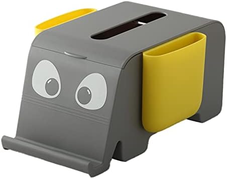 מחזיק כיסוי לכיסוי קופסאות קופסת רקמות פנים UQiangy עם קופסת אחסון שולחנית רב -תפקודית לאחסון לעגלת