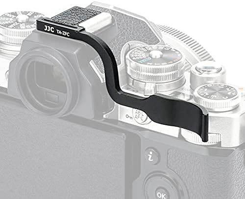JJC Deluxe אלומיניום סגסוגת מתכת אצבע מעלה אחיזה עבור Nikon ZFC Z FC עם כיסוי נעליים חם מגן אגודל מנוחה
