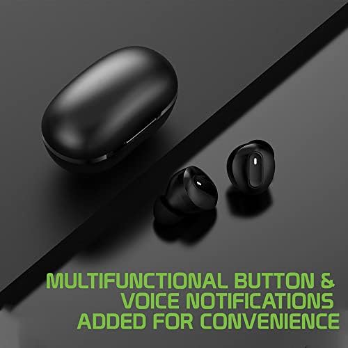 אוזניות Bluetooth אלחוטיות אלחוטיות התואמות ל- Samsung Galaxy S20+ עם מארז חבילת טעינה מורחבת באוזניות